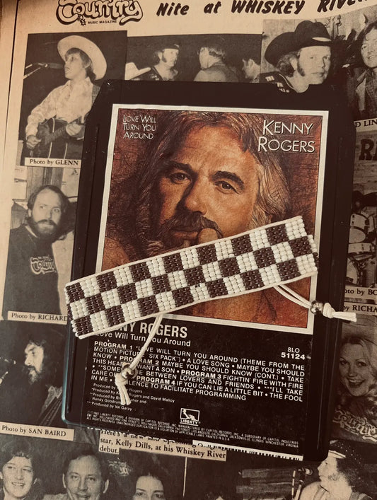 Brown Check Bracelet