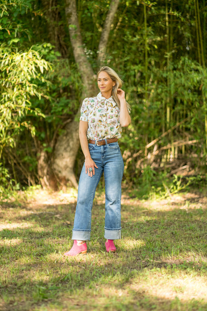 Cactus Queen Chantilly Short Sleeve