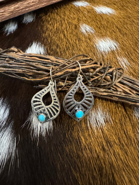 Indian Handcrafted SS Modern Design Earring