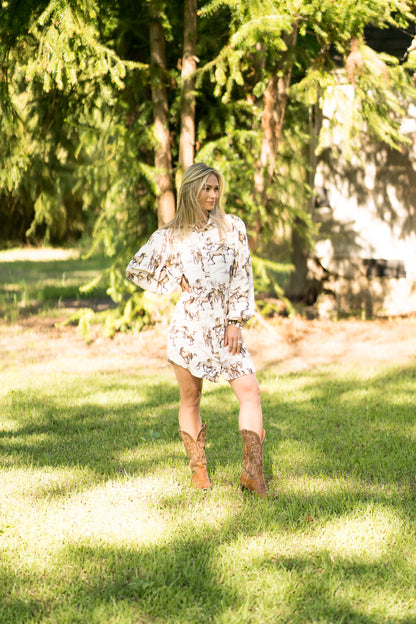 Wild & Free Kenzie Pearl Snap Dress